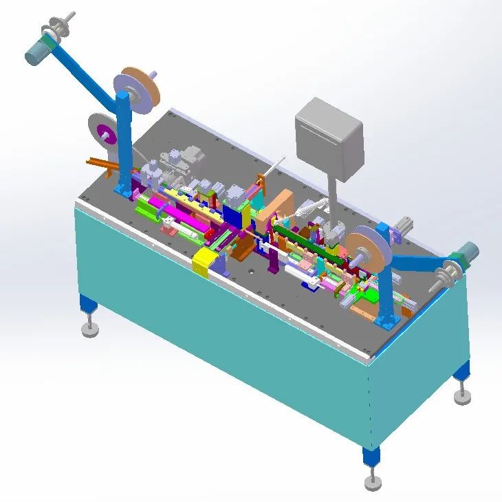 【非标数模】USB 2.0自动装配机（全自动组装设备）3D模型图纸 Solidworks设计