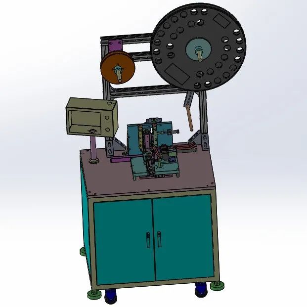 【非标数模】共用载具型连接器插端机3D数模图纸 Solidworks设计