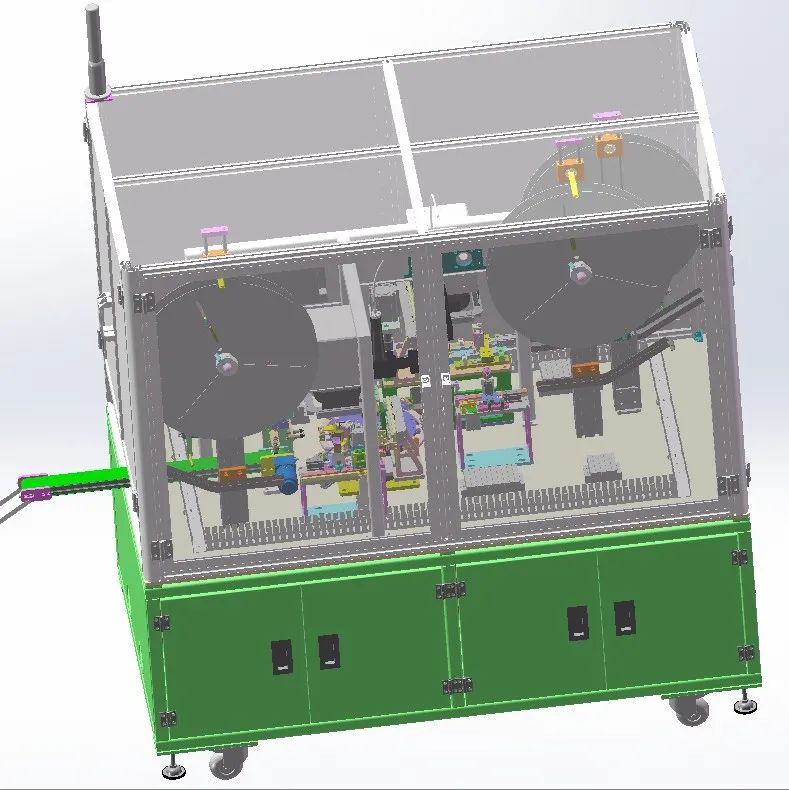 【工程机械】折弯激光焊接设备3D数模图纸 x_t格式
