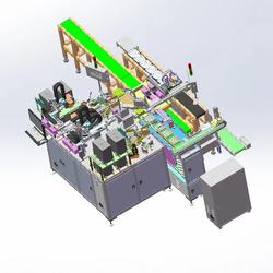 【非标数模】机器人抓取检测设备3D数模图纸 X_T格式