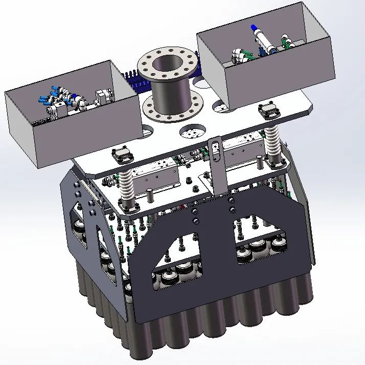 【工程机械】机器人装箱夹具3D数模图纸 Solidworks设计