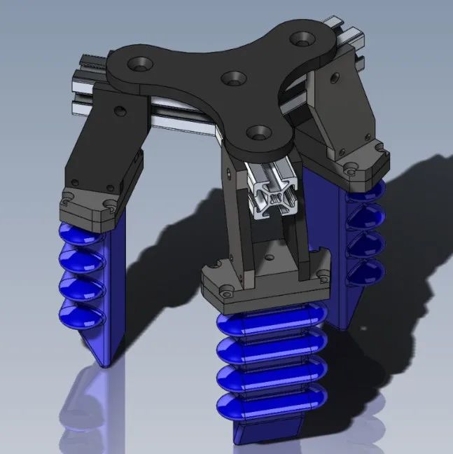 【机器人】Soft Robotics机器人夹爪柔性末端执行器3D图纸 IGS格式