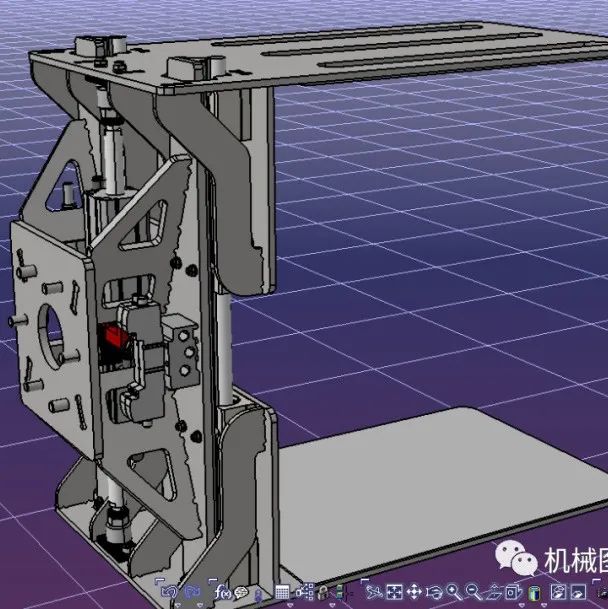 【工程机械】工业机器人纸箱夹持器3D数模图纸 STP格式