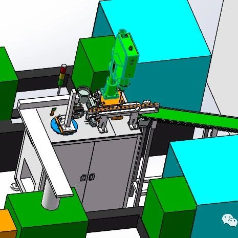 【非标数模】自动切料头组装超声波焊接机3D数模图纸 Solidworks设计