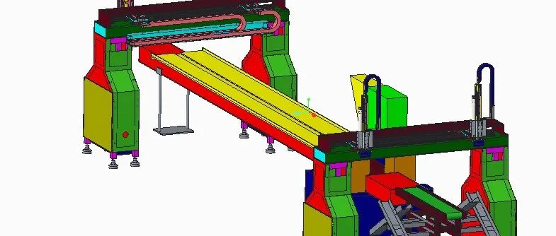 【非标数模】包装机外壳自动线、流水线3D模型图纸 CREO设计