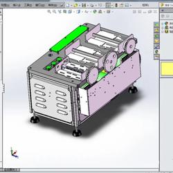 【非标数模】电机限位器螺杆测试机3D模型图纸 Solidworks设计