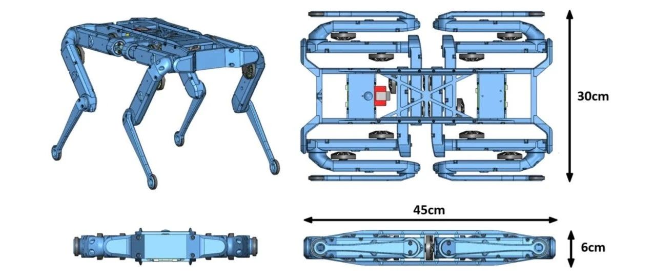 【机器人】Solo 12dof四足机器狗3D图纸 Solidworks设计
