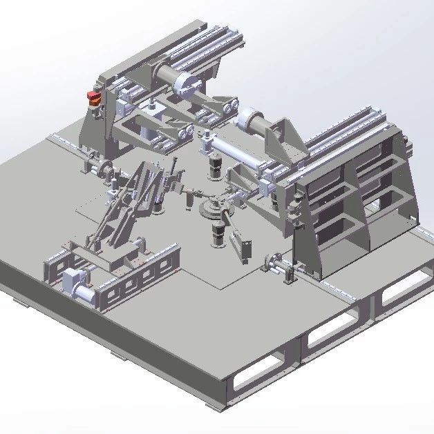 【工程机械】转塔工装3D模型图纸 IGS格式