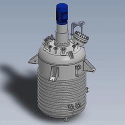 【工程机械】高压力工业反应器3D模型图纸 Solidworks设计