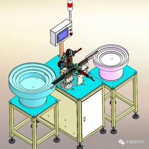 【非标数模】电源壳自动插动片设备3D数模图纸 Solidworks设计