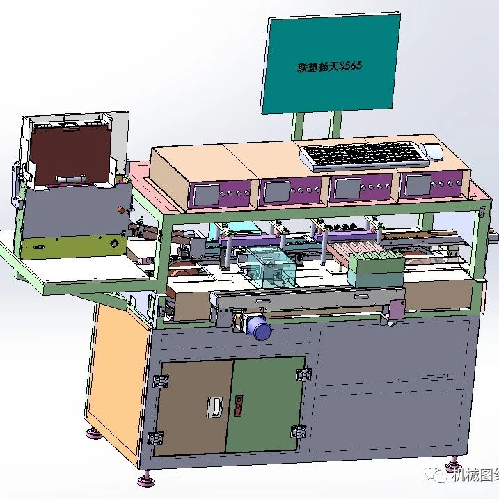【非标数模】镍氢锂电池电压及内阻检测分选验电机3D图纸 Solidworks设计