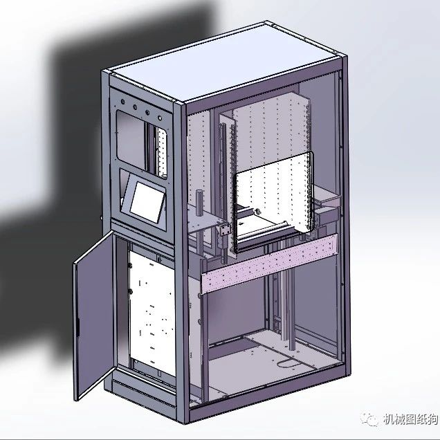 【非标数模】移载机钣金外壳3D数模图纸 Solidworks设计