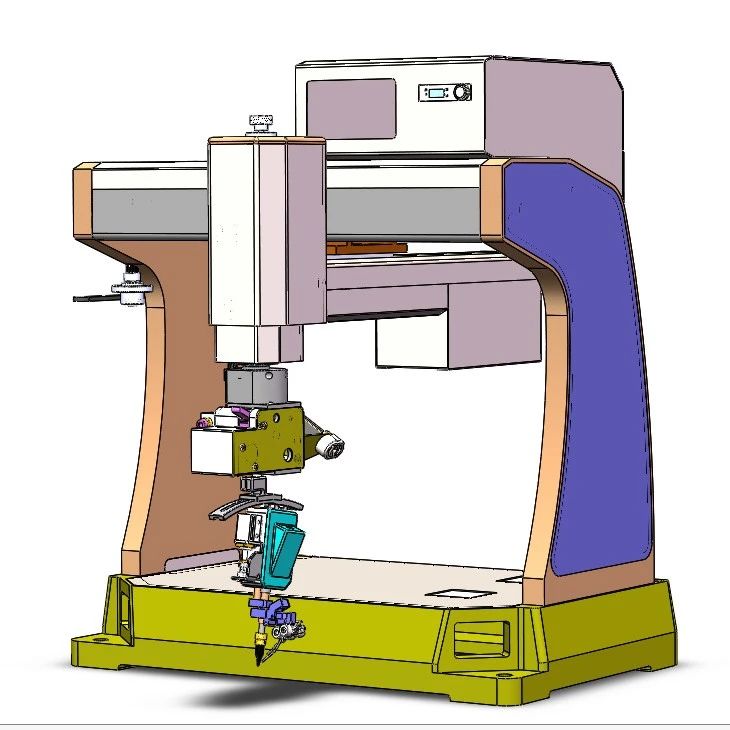 【非标数模】新型焊锡机3D数模图纸 Solidworks设计