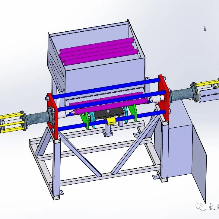 【工程机械】缩管机3D数模图纸 Solidworks设计