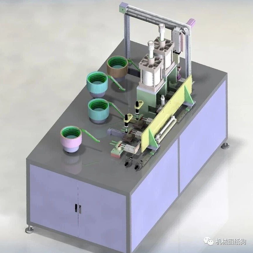 【非标数模】马达转子组装啤压设备3D数模图纸 Solidworks设计 附STEP