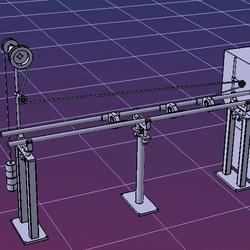 【非标数模】数控机械自动送料机3D数模图纸 STP格式