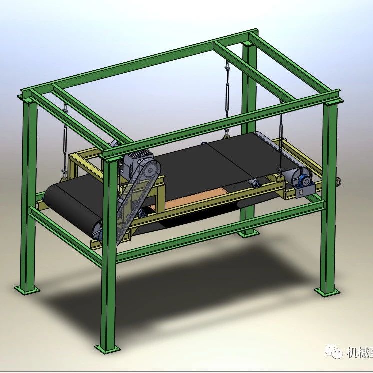 【非标数模】磁选机、磁性分选机3D数模图纸 Solidworks设计