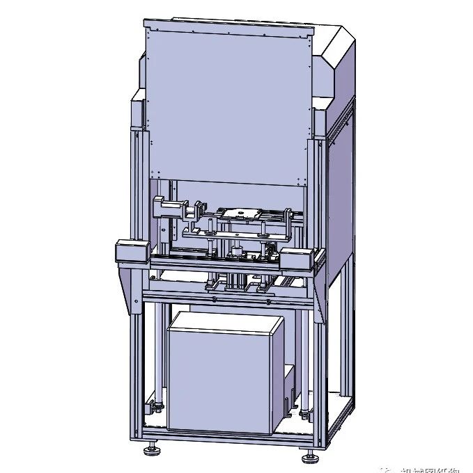 【非标数模】自动贴标机三维数模图纸 Solidworks设计
