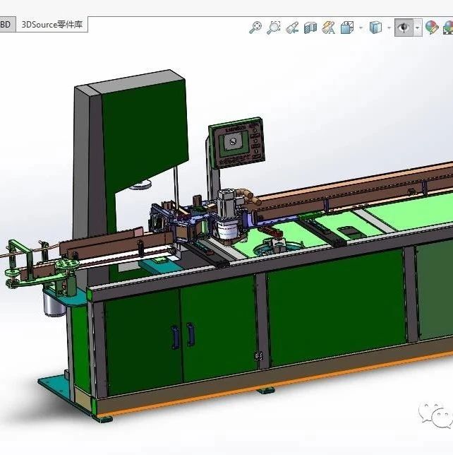 【非标数模】卫生纸卷纸自动切纸机3D数模图纸 STEP格式