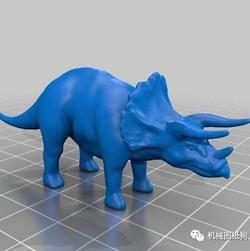 【3D打印】三角恐龙模型3D打印图纸 STL格式