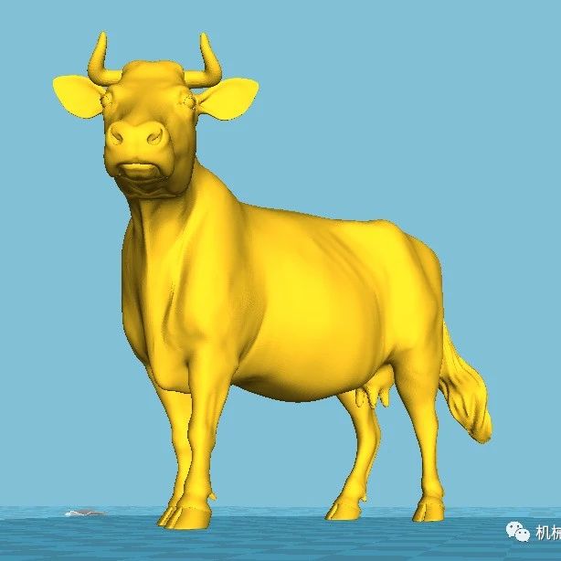 【3D打印】牛模型3D打印图纸 STL格式