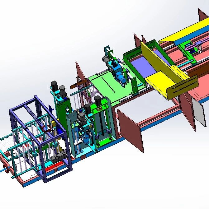 【非标数模】非标自动化设备生产线3D数模图纸 Solidworks设计