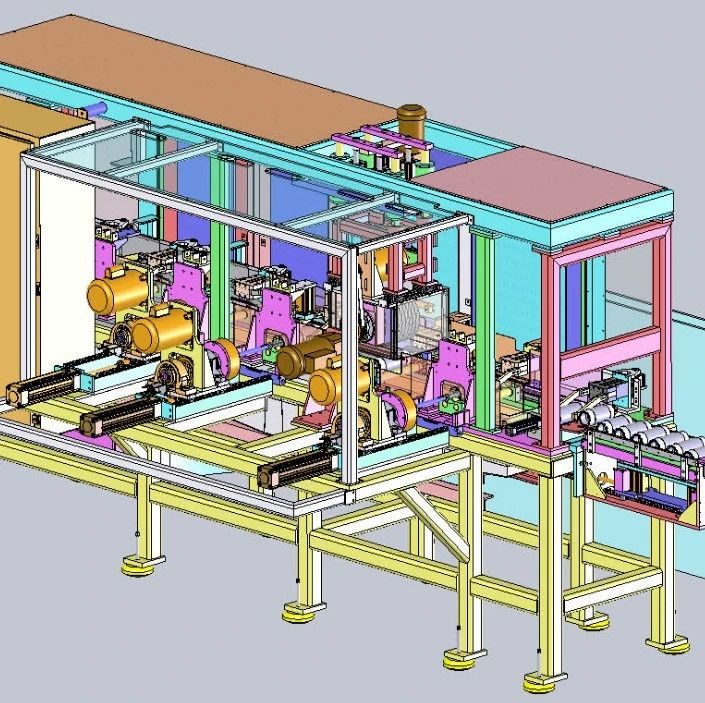 【非标数模】自动化生产流水线3D数模图纸 Solidworks设计 附STEP