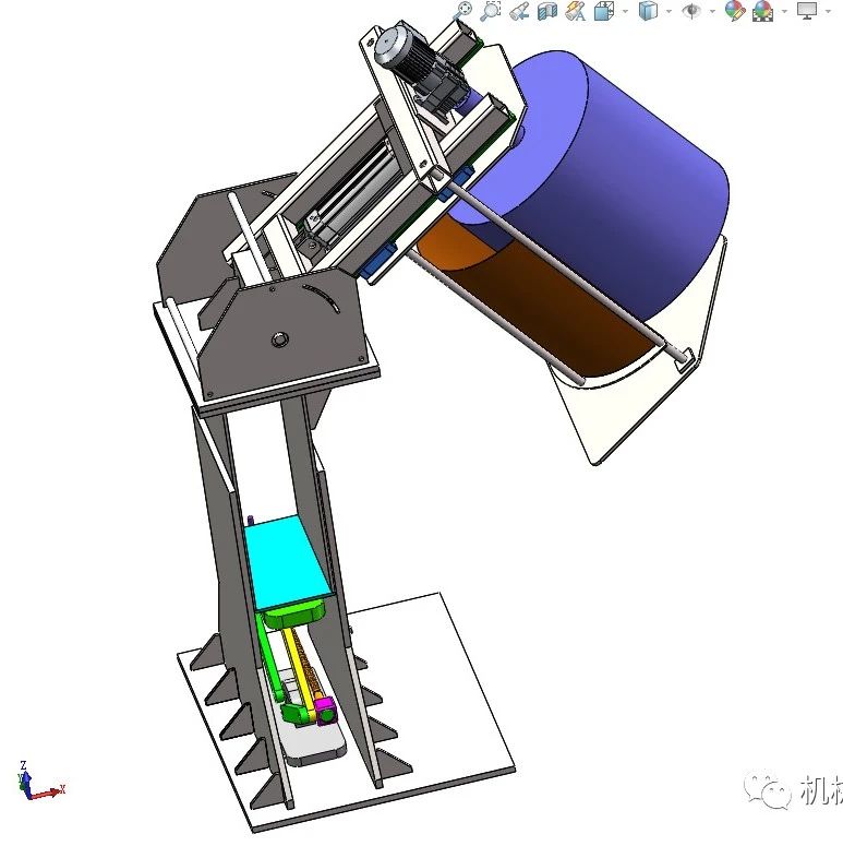 【非标数模】自动化模具清理机3D图纸 Solidworks设计