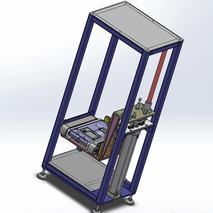 【工程机械】齿轮联动升降机3D数模图纸 Solidworks设计 附STEP