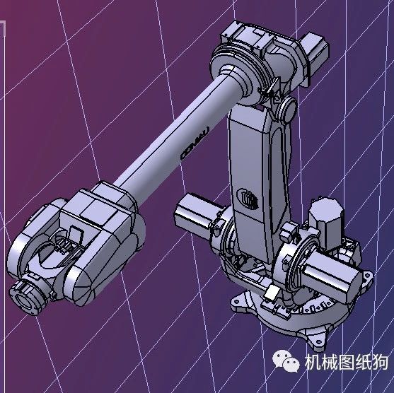 【机器人】机械手COMAU机械臂3D模型图纸 STEP格式