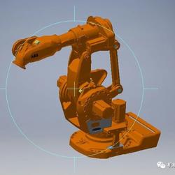 【机器人】ABB IRB6660六轴机器人造型3D图纸 INVENTOR设计