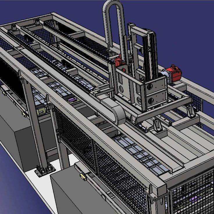 【非标数模】高速移栽机械手3D数模图纸 STEP格式