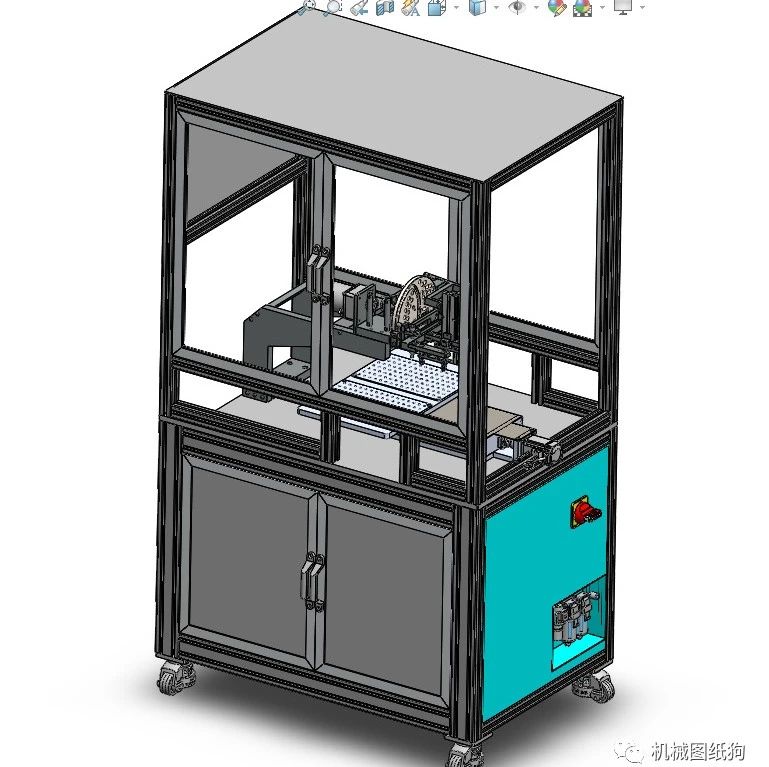 【非标数模】凸轮快速机械手搬运设备3D图纸 Solidworks设计 附x_t