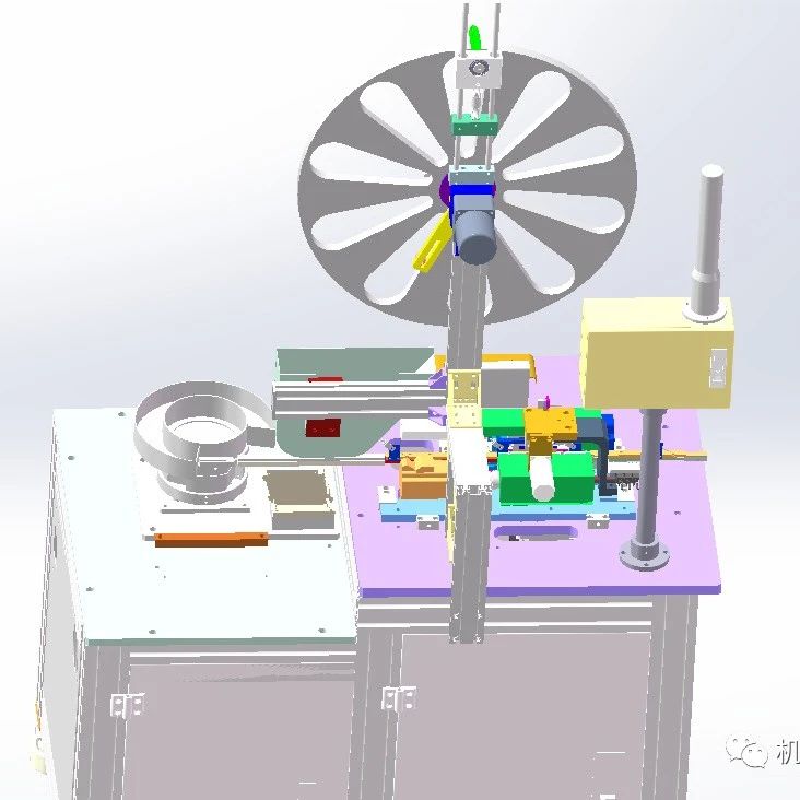 【非标数模】SMD全自动载带包装机3D数模图纸 Solidworks设计