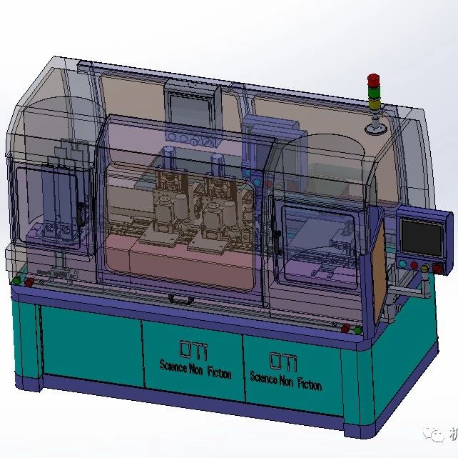 【非标数模】IC智能卡铣槽机3D数模图纸 Solidworks设计