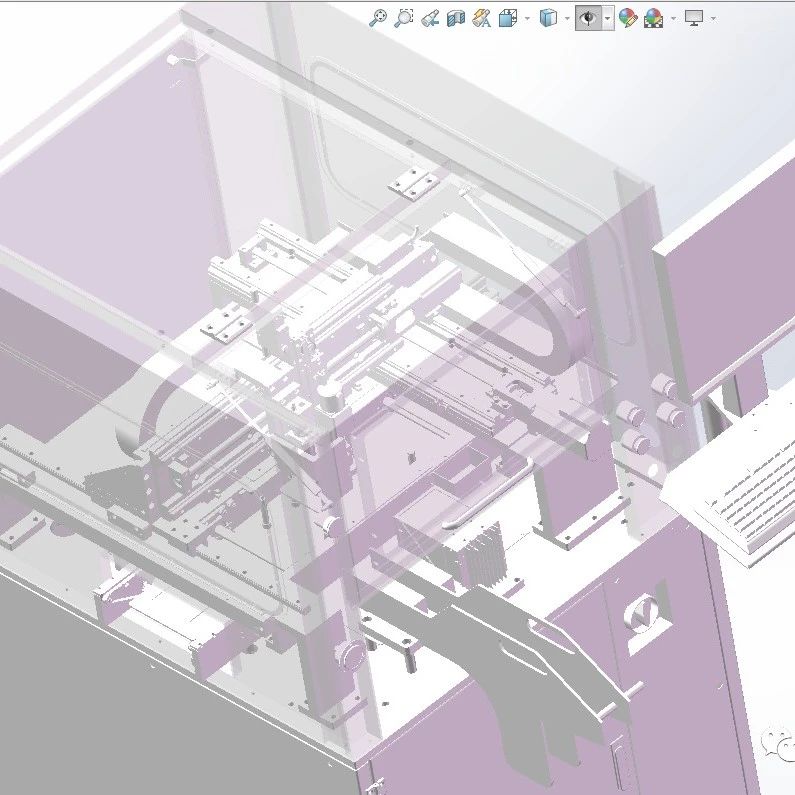 【非标数模】电子元件贴片机贴装机(PCBA线路板贴装元件设备)3D图纸 Solidworks