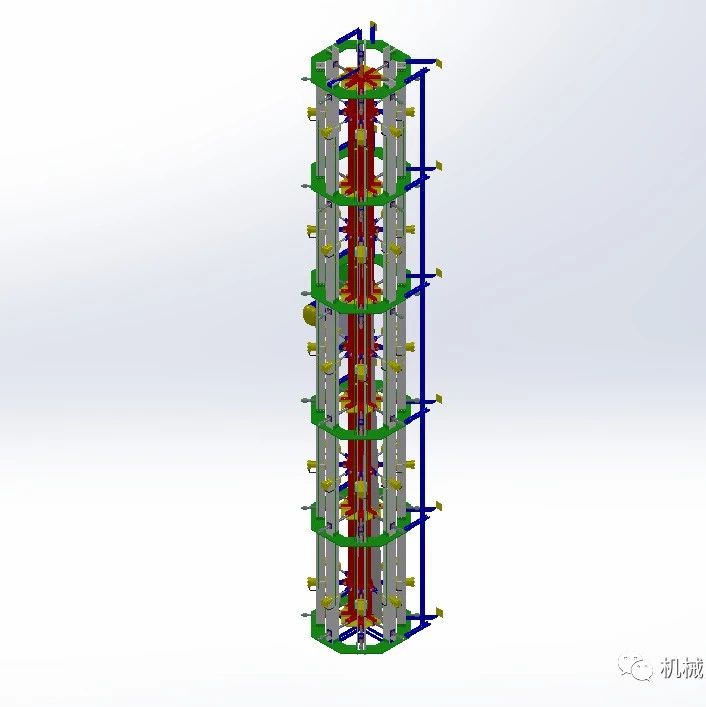 【非标数模】日光灯管制造机3D数模图纸 Solidworks设计