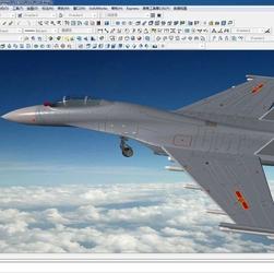 【飞行模型】歼11战斗机3D模型 AutoCAD-ZWCAD设计 dwg