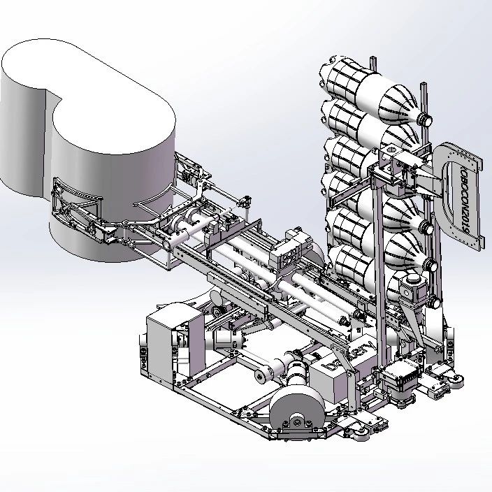 【机器人】饮料瓶运输机器人3D数模图纸 Solidworks设计