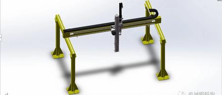 【工程机械】TE-桁架机械手3D数模图纸 Solidworks设计