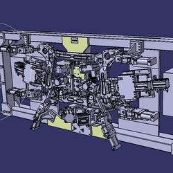 【工程机械】德系变位机焊接夹具分总成3D模型图纸 STP格式
