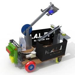 【机器人】宠物营救机器人小车3D数模图纸 Solidworks设计