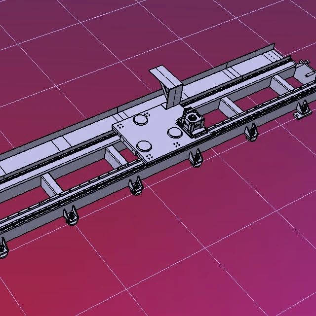【工程机械】关节机器人地轨3D图纸 STEP格式