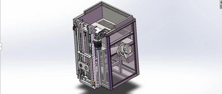 【工程机械】1000KG厨余垃圾处理减量机3D数模图纸 Solidworks设计
