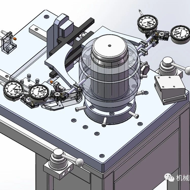 【工程机械】定子跳动检测机3D数模图纸 Solidworks设计 附STEP