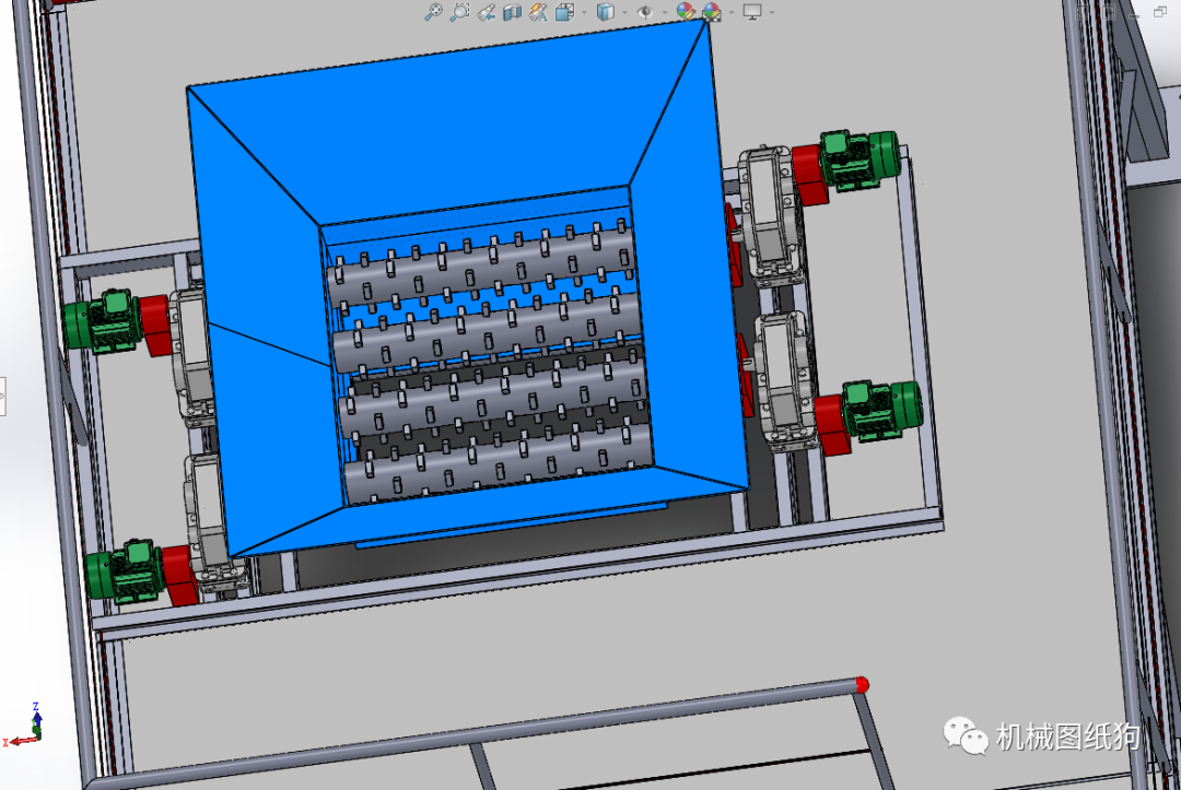 【工程机械】辊式破碎机3d数模图纸 Solidworks设计 Solidworks 仿真秀干货文章