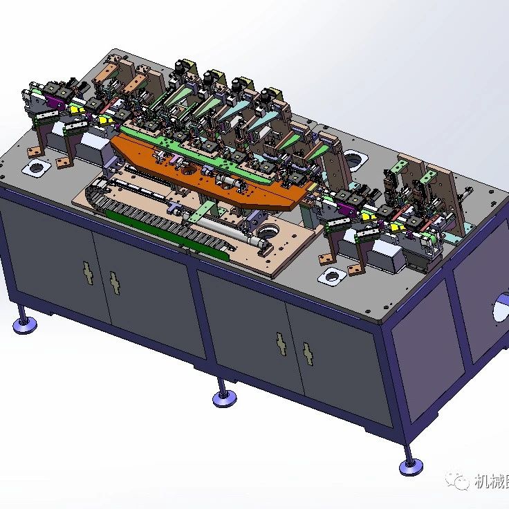 【非标数模】一种连续式包胶机3D数模图纸 Solidworks设计 附STEP