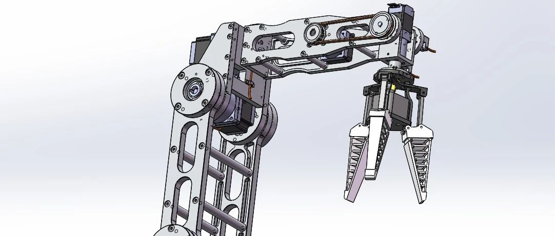 【机器人】高度灵活小机械手3D数模图纸 Solidworks设计 附STEP IGS