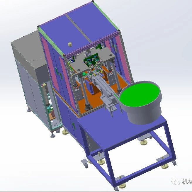 【非标数模】光通信128G卡自动组装线3D数模图纸 Solidworks设计 附STEP X_T