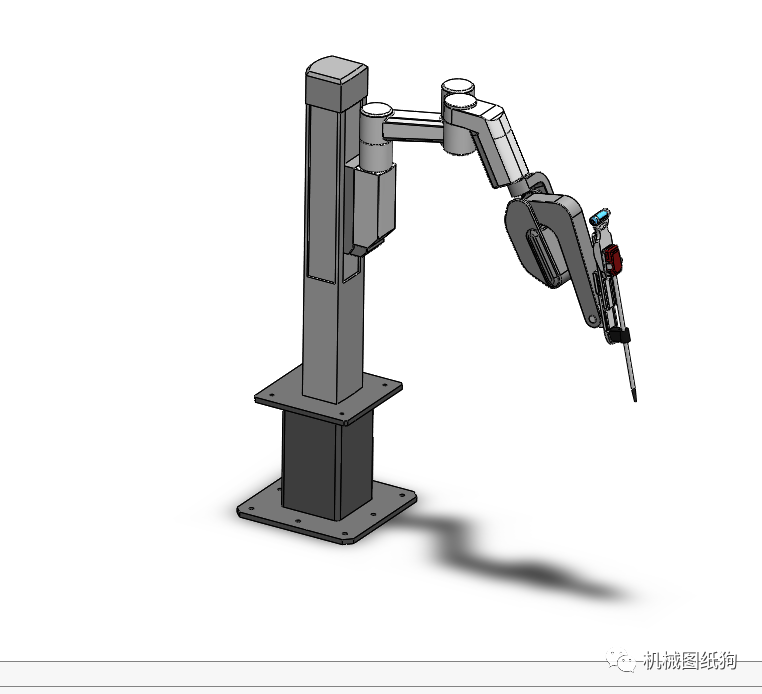 【工程机械】焊接机械手3D数模图纸 Solidworks设计 附STEP IGS_SolidWorks_焊接-仿真秀干货文章